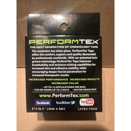 PerformTex Tape - Kinesiology Tex Tape Speed Green 1 Roll of 2 inch tape