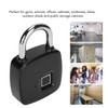 Fingerprint Padlock Biometrics Technology USB Rechargeable IP65 Waterproof Smart Padlock