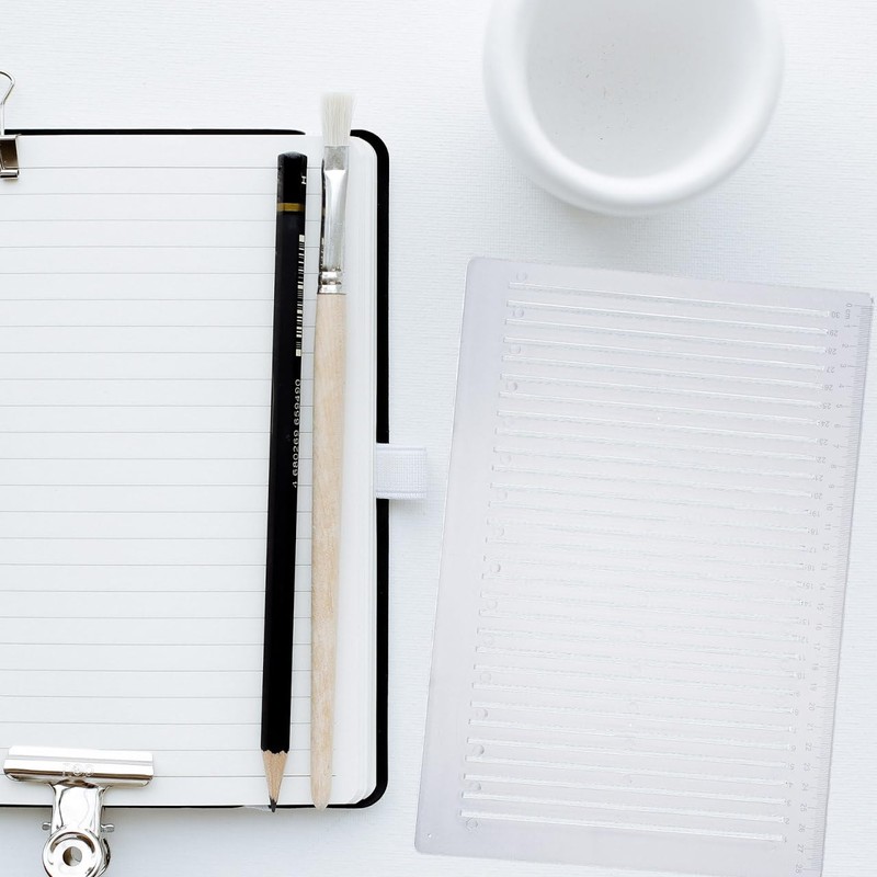 Ciieeo Lettering Stencils, Straight Line Stencil, Line Stencil, Lettering Guide