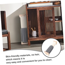 Sosoport Indoor Cat Scratcher Durable Sisal Wood Post Kitten Supply Adorable Toy