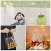 GORGECRAFT 3 Sizes PVC Gift Bags with Handles Clear Tote