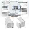 SING F LTD 2PCS Venetian Blind Box Brackts Window Blinds