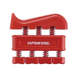 Captain Stag Vit Fit UR-817 Muscle Training, Hand Strength, Hand Strength, Finger Grip, Red, 3.5 x 0.9 x 3.1 inches (90 x 22 x 78 mm)