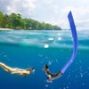 Silicone Swimming Front Breathing Tube Training Professional Adults Snorkel Diving