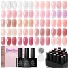 Beetles Esmalte en Gel Nude Jelly, Kit de 20 Colores