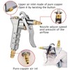 Air Blow Gun,Compressed Air Gun with Extension Nozzle with 1/4"