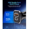 Olakey USB C Car Charger, Dual USB Car Charger Adapter
