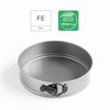 Lacor - 68680 - Süßwarenformen rund, Biskuitform, herausnehmbare Form, Kohlenstoffstahl,