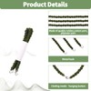 12 PCS Military Boot Blousers Elastic Blousing Straps with Metal