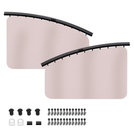 KIMOWOW Car Window Shade for Baby, Front Window Covers,Pink