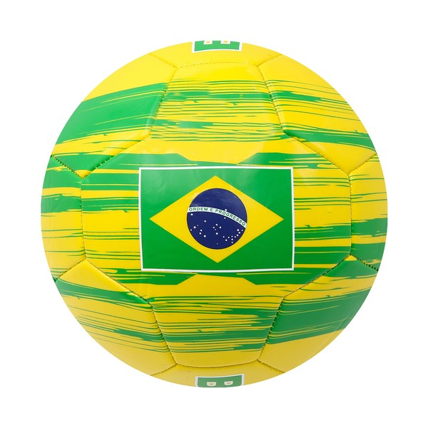 Icon Sports World Cup Country Training Outdoor Soccer Ball Brazil