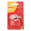 Amtech T0703 30mm Rhombic Chrome Plated Iron Padlock