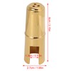 Saxophone Mouthpiece Protective Cap Sax Clarinet Mouth Piece Cover Metal