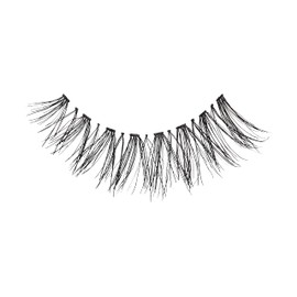 Kiss Lash Couture So Wispy Collection 1 Pair of Volumizing Fake Lashes, Style 03, with Tapered Ends and Aloe Infused Lash Glue