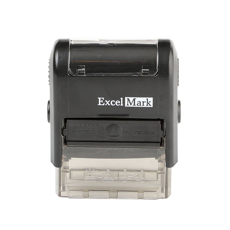 ExcelMark Confirmation Self Inking Rubber Stamp - Red Ink (A1539)
