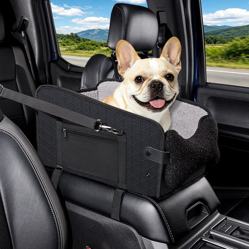 YJGF Center Console Dog Car Seat,Pet Car Seats for Small
