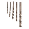 5Pcs Straight Shank Twist Drill Bit HSS 3 4 5