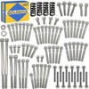 GOLKNHA 84 PCS 304 Stainless Bolt Screw Engine Polished Kit