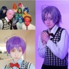 KiyaCos 30cm lt Purple Lavender Lilac Fluffy Fear Cosplay Wig
