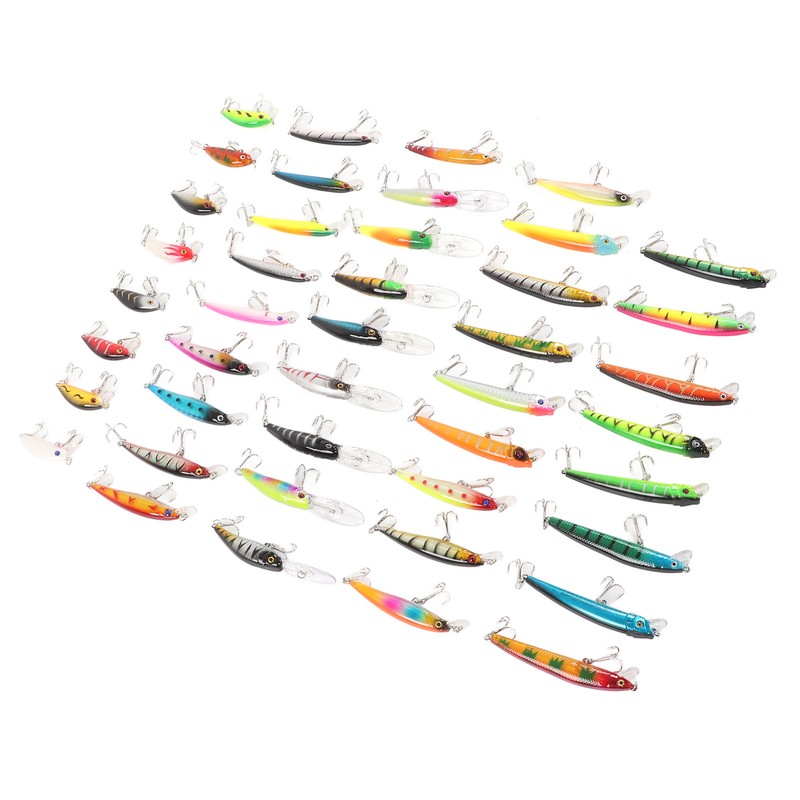 43Pcs Fishing Lure Kit Minnow Artificial Bait Universal Simulation Lure
