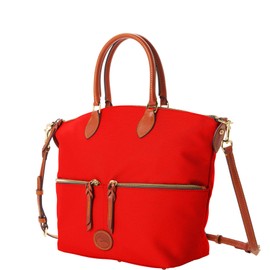 Dooney & Bourke Handbag, Nylon Large Pocket Satchel - Red