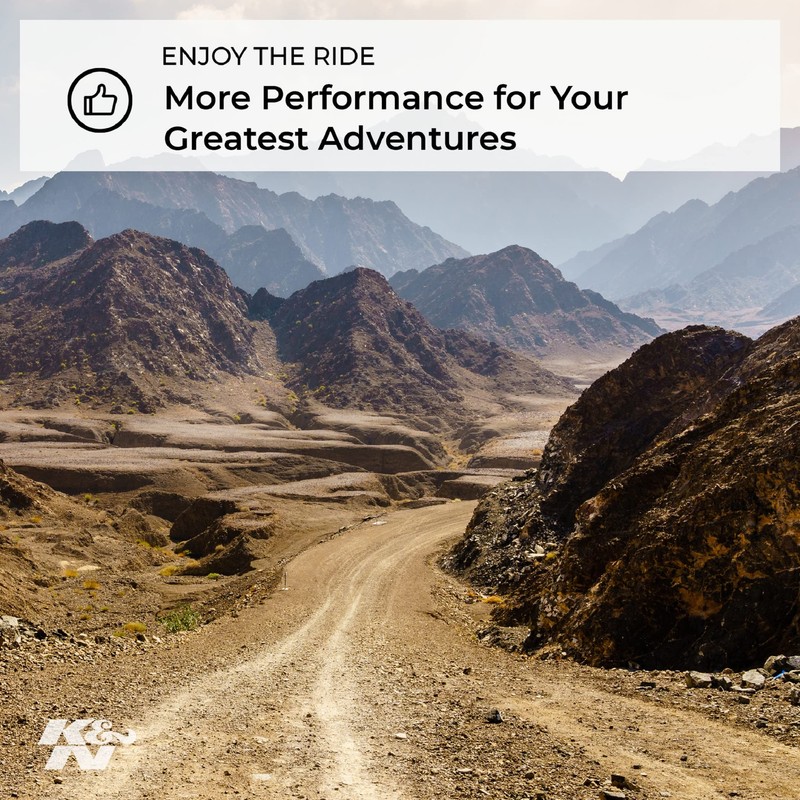 K&N YA-6601 - Filtro de aire para moto, color rojo