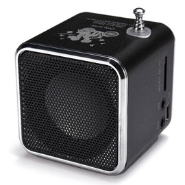 Portable Mini Stereo FM Radio MP3 Bluetooth Speaker Music Player Support Micro SD (Black)