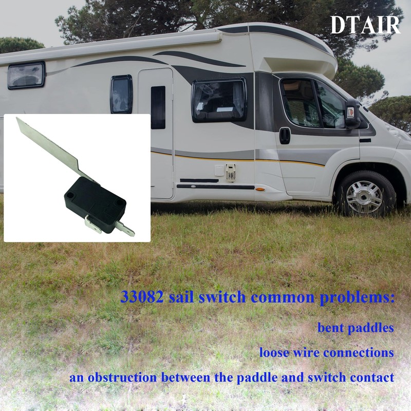 DTAIR 33082 Sail Switch Replacement for Select Dometic Atwood RV