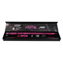 EVO Pirates Combo Maxbing Edition - Glassfiber Pool Cue Stick, 5/16 * 18 Pin Joint and 12.5mm Tip, Accessories: 4" Extension, TIME Tip, Evo Chalk, Evo Glove