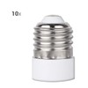 kwmobile 10x Lamp Socket Adapter Converter - E27 Socket to