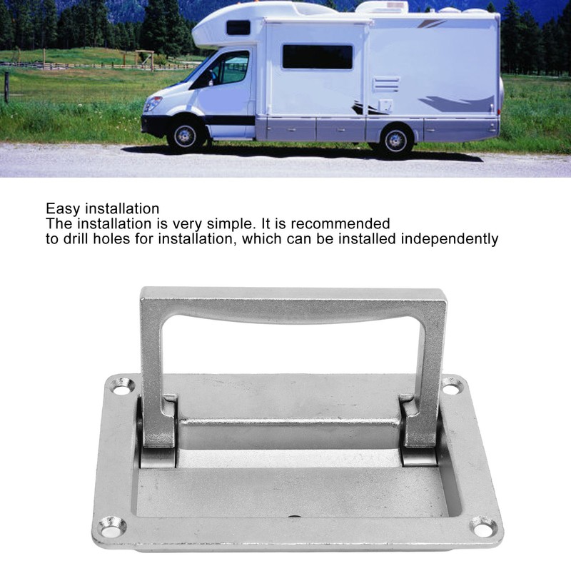 Recessed Pull Handles Spring Loaded Lifting Heavy Duty Zinc Alloy