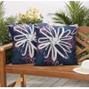 Pyonic Outdoor Waterproof Pillow Covers Pack of 2 Dahlia Water
