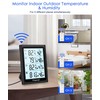 Geevon Weather Stations Wireless Indoor Outdoor Thermometer with 3 Outdoor