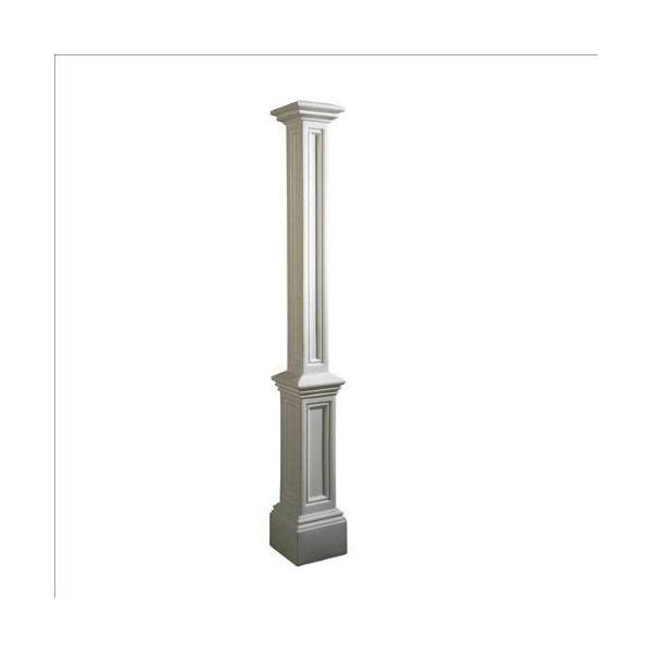 Mayne 5837-WH Signature Outdoor Lamp Post, 9.5x9.5, White