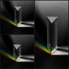 BELLE VOUS K9 Triangle Prism Crystal (Pack of 3) Rainbow