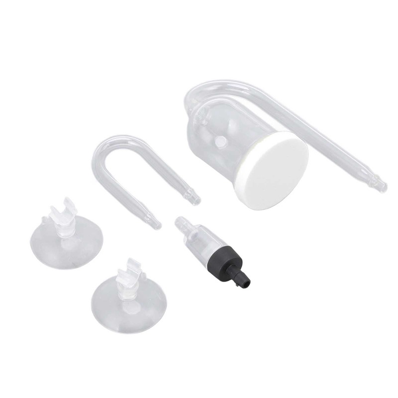 Aquarium Bubble Diffuser Prevent Clogging Transparent Glass Fish Tank Air