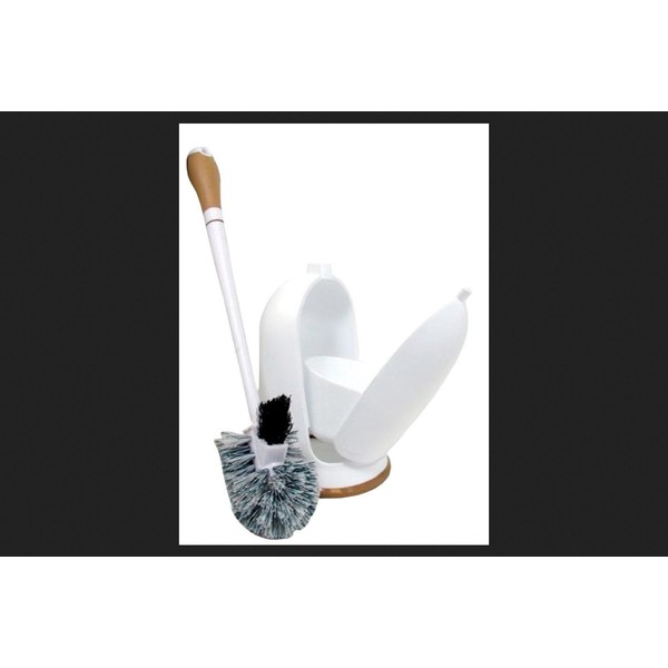 QUICKIE MFG Home Pro Brush and Caddy Tan, white, 3