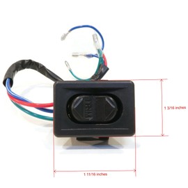 The ROP Shop | Power Trim Tilt Switch for Mercury & Mariner 115 HP 1B000001 & Up Outboard Motor