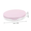 PACKOVE 3pcs Travel Powder Puff Holder Case with Soft Flocked