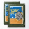 GUARD SHIELD Green Tarp Waterproof 10x12 Feet Medium Duty All
