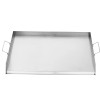 Universal 36x22 Inch Stainless Steel Flat Top Rectangular Gas Grill