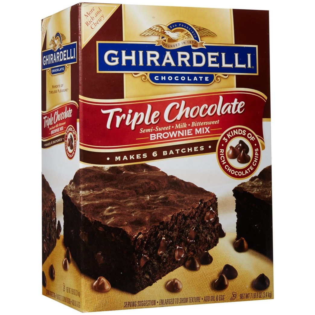 Ghirardelli Triple Chocolate Brownie Mix- 7.5 lb box