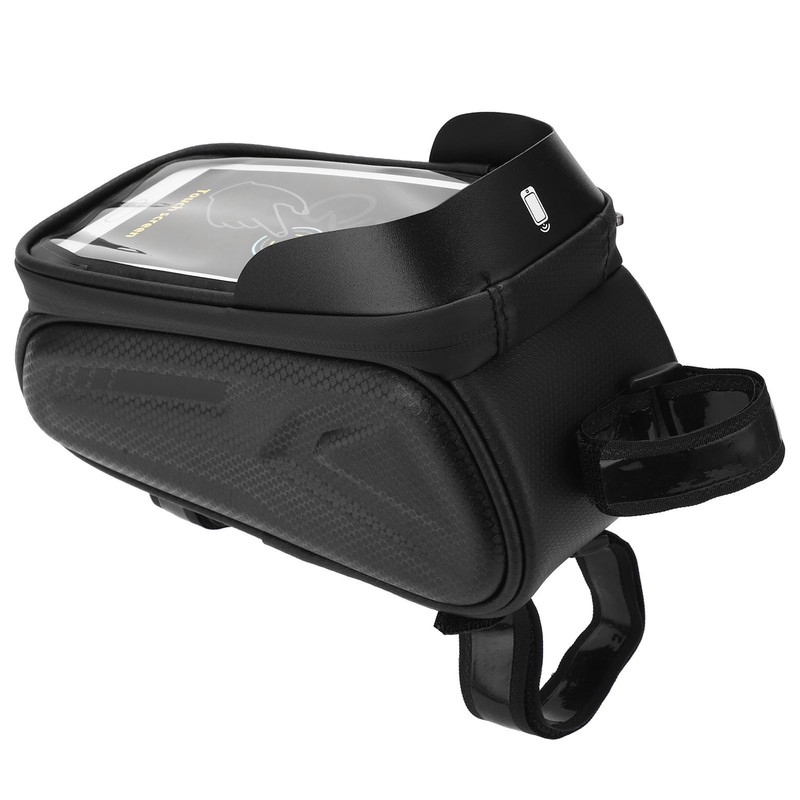 Bike Phone Front Frame Bag Waterproof Reflective Bicycle Phone Mount
