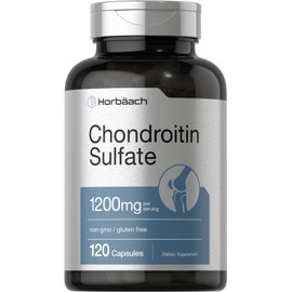 Horbaäch Chondroitin Sulfate 1200mg | 120 Capsules | Non-GMO & Gluten Free Supplement