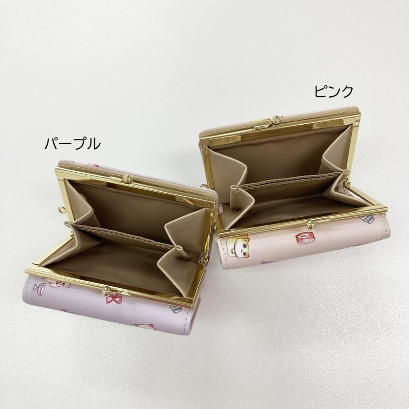 Aldi A48-2 Women's Trifold Wallet Necoco Collaboration Series, Purple, purple