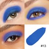 Jutqut Blue Matte Eyeshadow Pen, Cream Metallic Eyeliner Stick, Waterproof