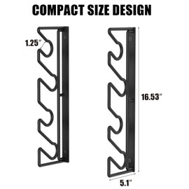 UNITEDPOWER Garden Tool Storage Rack，Wall Mounted Garage Organizer，Tool Utility Holder for Garden Equipment Shovel Rakes Brooms