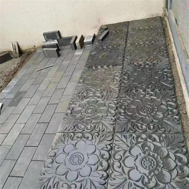 2 pcs Concrete molds for Walkways DIY Plastic Square Concrete