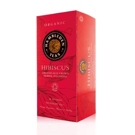 Hambleden Teas Organic Hibiscus Tea 20 Teabags (Pack of 6, Total 120 Teabags)