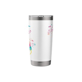 Microphone Poetry Slam Podcast Colorsplash Singer Stainless Steel Insulated Tumbler